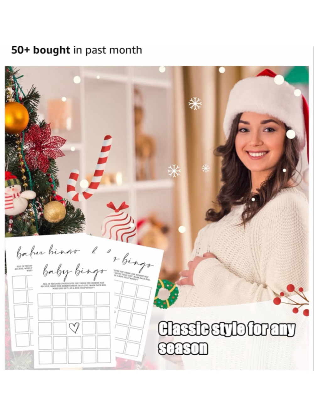 NEW Baby Shower Games(5" X 7"), 30 Sets Baby Bingo Cards - Picture 5 of 7